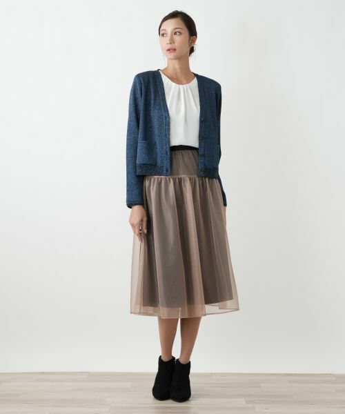 Leilian PLUS HOUSE / レリアンプラスハウス カーディガン・ボレロ | カーディガン【BOURGE】 | 詳細1