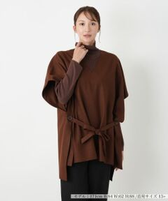 Leilian PLUS HOUSE / レリアンプラスハウス テーラードジャケット | Vネックチュニックベスト【BOURGE】