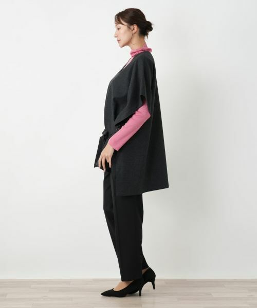 Leilian PLUS HOUSE / レリアンプラスハウス テーラードジャケット | Vネックチュニックベスト【BOURGE】 | 詳細2