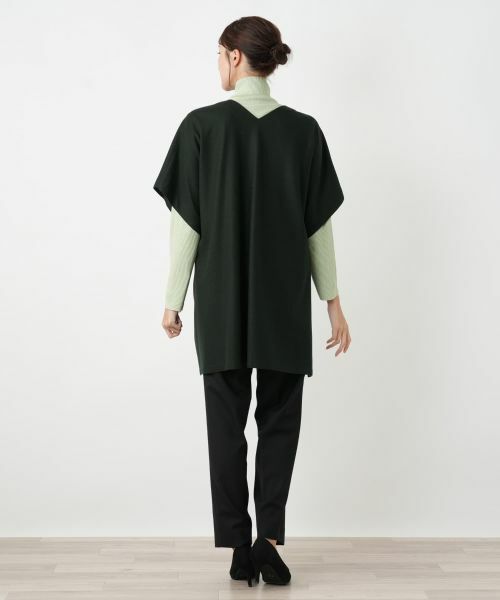 Leilian PLUS HOUSE / レリアンプラスハウス テーラードジャケット | Vネックチュニックベスト【BOURGE】 | 詳細6