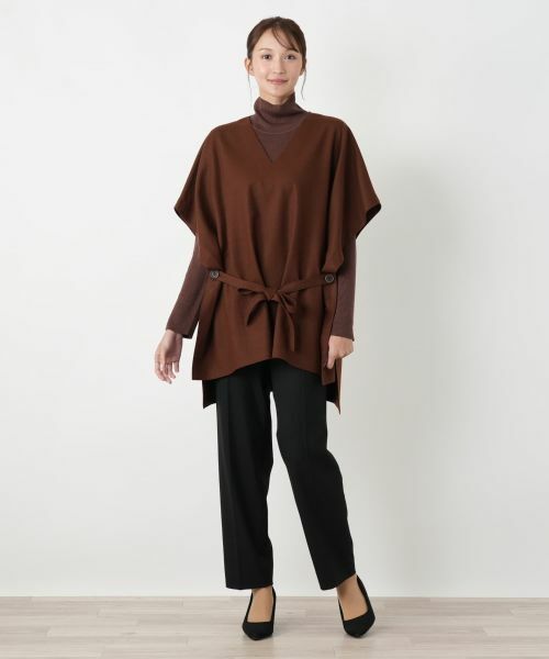 Leilian PLUS HOUSE / レリアンプラスハウス テーラードジャケット | Vネックチュニックベスト【BOURGE】 | 詳細7