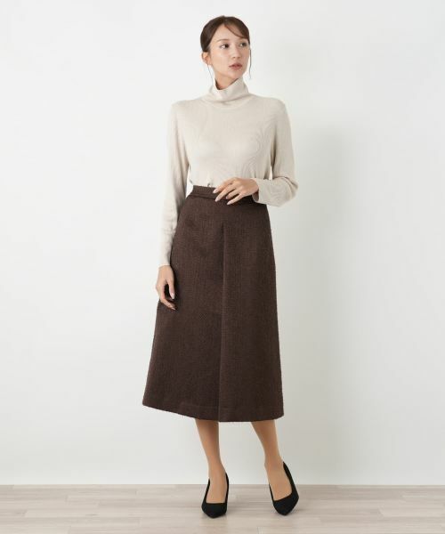 Leilian PLUS HOUSE / レリアンプラスハウス ミニ・ひざ丈スカート | スカート【BOURGE】 | 詳細1
