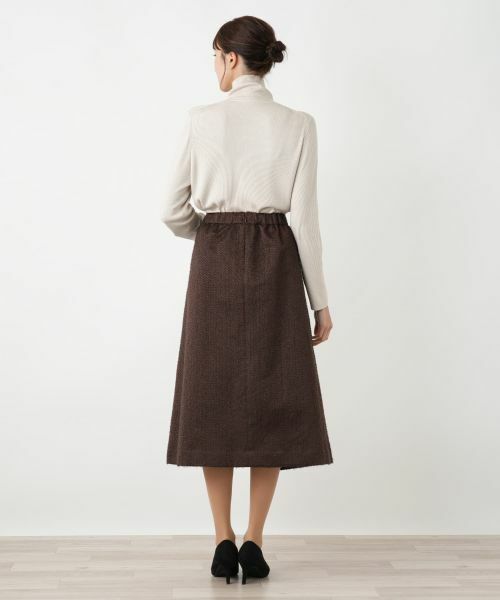 Leilian PLUS HOUSE / レリアンプラスハウス ミニ・ひざ丈スカート | スカート【BOURGE】 | 詳細3
