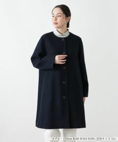 Leilian PLUS HOUSE / レリアンプラスハウス その他アウター | カシミヤノーカラーコート【25年11月カタログ】