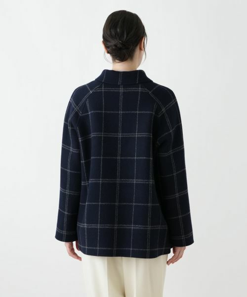 Leilian PLUS HOUSE / レリアンプラスハウス その他アウター | ウィンドウペンショールカラーコート【25年11月カタログ】 | 詳細6