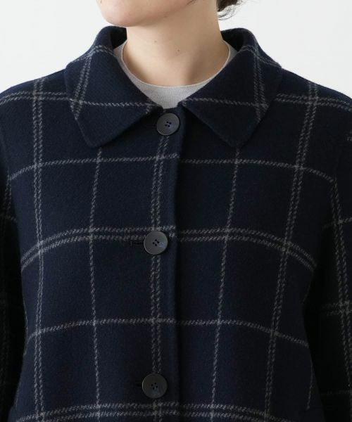 Leilian PLUS HOUSE / レリアンプラスハウス その他アウター | ウィンドウペンショールカラーコート【25年11月カタログ】 | 詳細7