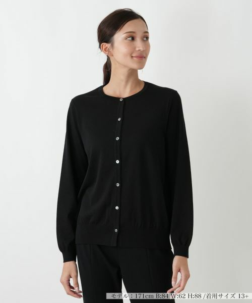 Leilian PLUS HOUSE/レリアンプラスハウス セーター ブラック 13+ Leilian PLUS HOUSE/レリアンプラスハウス セーター ブラック 13+