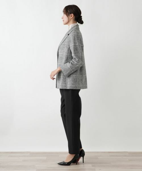 Leilian PLUS HOUSE / レリアンプラスハウス テーラードジャケット | チェック柄テーラードジャケット【Leilian WHITE LABEL】 | 詳細2