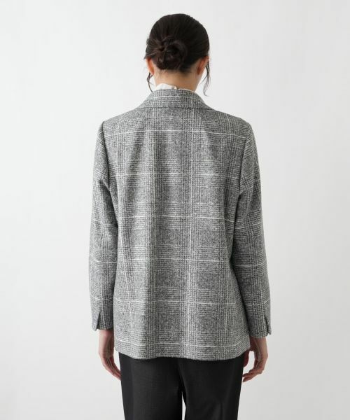 Leilian PLUS HOUSE / レリアンプラスハウス テーラードジャケット | チェック柄テーラードジャケット【Leilian WHITE LABEL】 | 詳細6