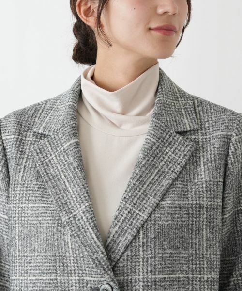 Leilian PLUS HOUSE / レリアンプラスハウス テーラードジャケット | チェック柄テーラードジャケット【Leilian WHITE LABEL】 | 詳細7