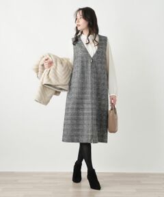 Leilian PLUS HOUSE / レリアンプラスハウス ロング・マキシ丈ワンピース | ジャンパースカート【25年11月カタログ】