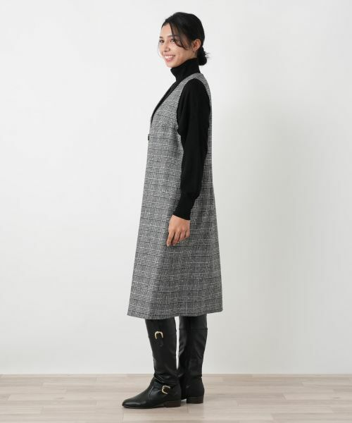 Leilian PLUS HOUSE / レリアンプラスハウス ロング・マキシ丈ワンピース | ジャンパースカート【25年11月カタログ】 | 詳細5