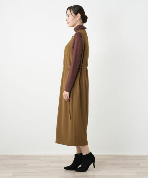 Leilian PLUS HOUSE / レリアンプラスハウス ロング・マキシ丈ワンピース | ノースリーブワンピース【BOURGE】 | 詳細11