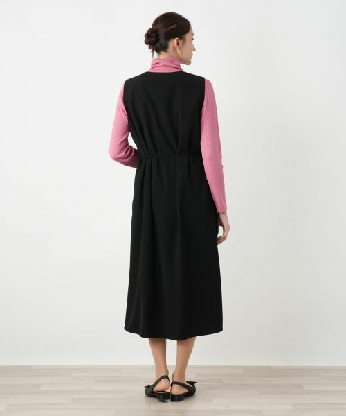 Leilian PLUS HOUSE / レリアンプラスハウス ロング・マキシ丈ワンピース | ノースリーブワンピース【BOURGE】 | 詳細6