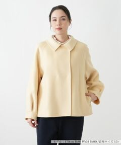 Leilian PLUS HOUSE / レリアンプラスハウス テーラードジャケット | ステンカラーショートジャケット【25年11月カタログ】