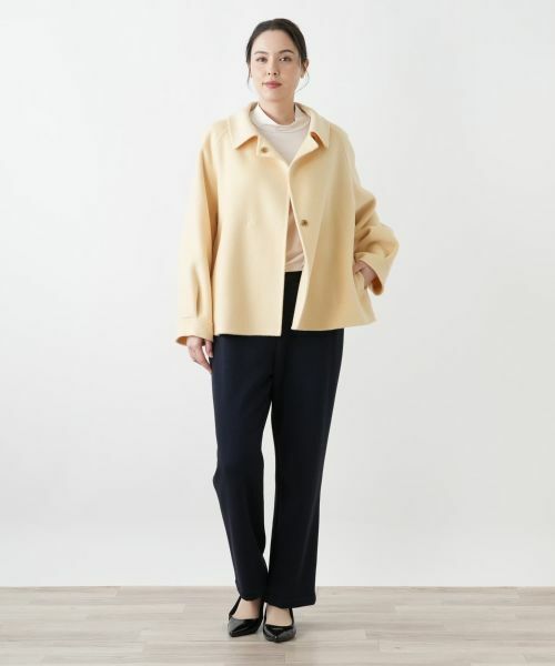 Leilian PLUS HOUSE / レリアンプラスハウス テーラードジャケット | ステンカラーショートジャケット【25年11月カタログ】 | 詳細4