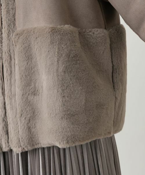 Leilian PLUS HOUSE / レリアンプラスハウス テーラードジャケット | フェイクムートンショートジャケット【25年11月カタログ】 | 詳細23
