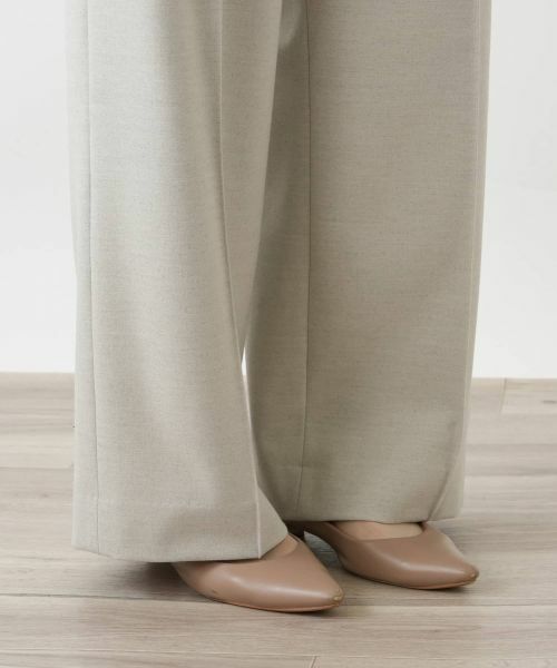 Leilian PLUS HOUSE / レリアンプラスハウス その他パンツ | ピンタックストレートパンツ【25年11月カタログ】 | 詳細12