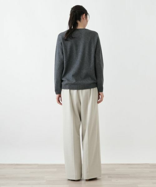 Leilian PLUS HOUSE / レリアンプラスハウス その他パンツ | ピンタックストレートパンツ【25年11月カタログ】 | 詳細6