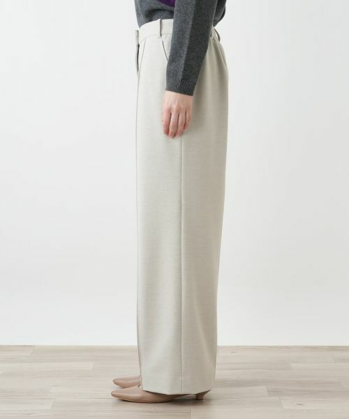 Leilian PLUS HOUSE / レリアンプラスハウス その他パンツ | ピンタックストレートパンツ【25年11月カタログ】 | 詳細8