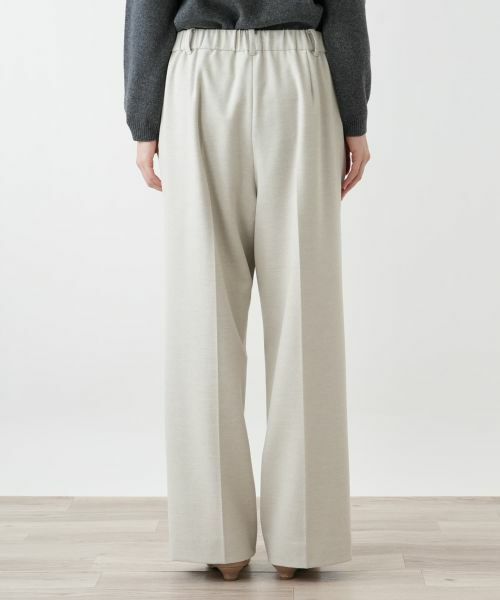 Leilian PLUS HOUSE / レリアンプラスハウス その他パンツ | ピンタックストレートパンツ【25年11月カタログ】 | 詳細9