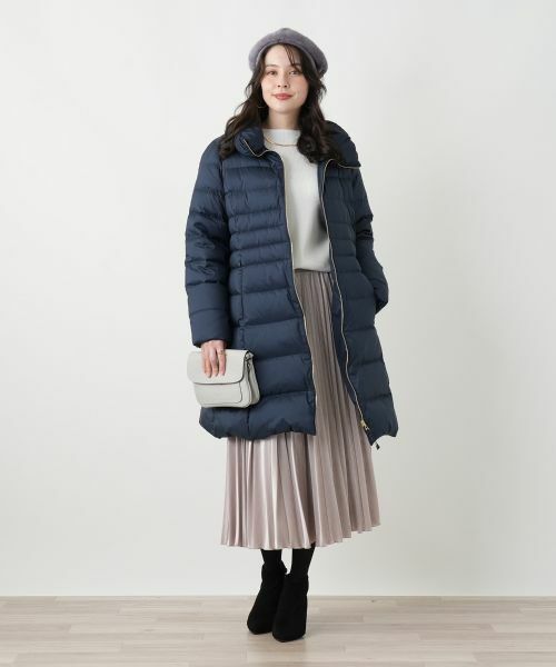 Leilian PLUS HOUSE / レリアンプラスハウス ロング・マキシ丈スカート | ベロアプリーツスカート【25年11月カタログ】 | 詳細14