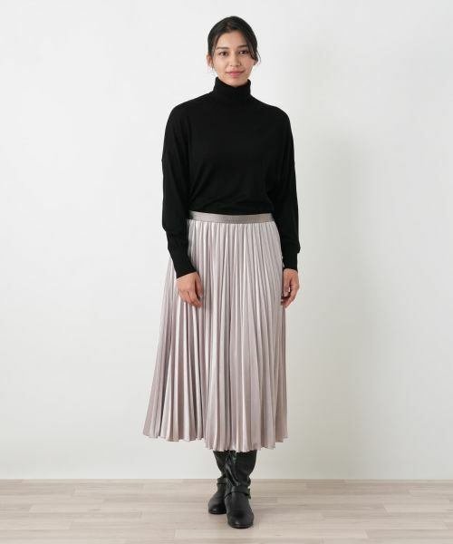 Leilian PLUS HOUSE / レリアンプラスハウス ロング・マキシ丈スカート | ベロアプリーツスカート【25年11月カタログ】 | 詳細19