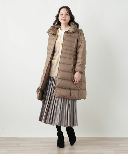 Leilian PLUS HOUSE / レリアンプラスハウス ロング・マキシ丈スカート | ベロアプリーツスカート【25年11月カタログ】 | 詳細2