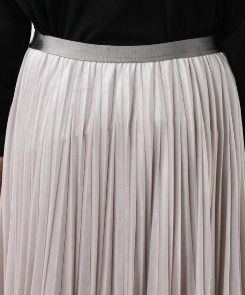 Leilian PLUS HOUSE / レリアンプラスハウス ロング・マキシ丈スカート | ベロアプリーツスカート【25年11月カタログ】 | 詳細26
