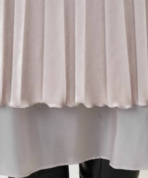 Leilian PLUS HOUSE / レリアンプラスハウス ロング・マキシ丈スカート | ベロアプリーツスカート【25年11月カタログ】 | 詳細28