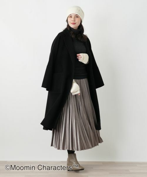 Leilian PLUS HOUSE / レリアンプラスハウス ロング・マキシ丈スカート | ベロアプリーツスカート【25年11月カタログ】 | 詳細6