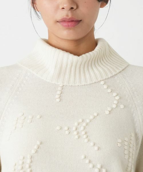 Leilian PLUS HOUSE / レリアンプラスハウス ニット・セーター | ポップコーンタートルネックニットプルオーバー【FRANCO FERRARO for Leilian】【25年11月カタログ】 | 詳細13