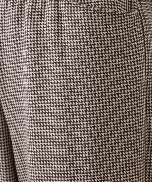 Leilian PLUS HOUSE / レリアンプラスハウス その他パンツ | あったか千鳥格子セミワイドパンツ【25年11月カタログ】 | 詳細19