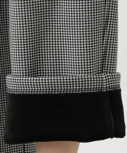 Leilian PLUS HOUSE / レリアンプラスハウス その他パンツ | あったか千鳥格子セミワイドパンツ【25年11月カタログ】 | 詳細8