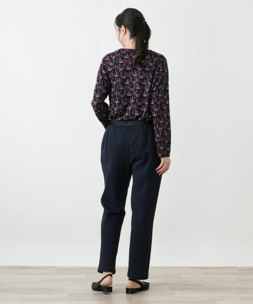 Leilian PLUS HOUSE / レリアンプラスハウス その他パンツ | 裏起毛あったかスリムパンツ【25年11月カタログ】 | 詳細9