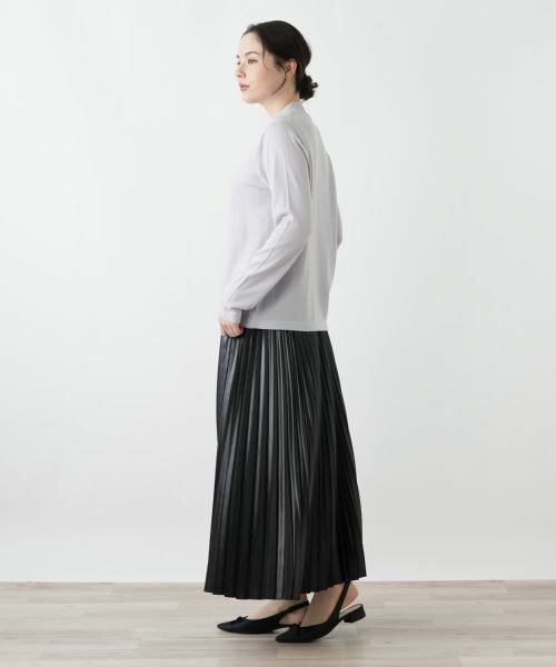 Leilian PLUS HOUSE / レリアンプラスハウス ニット・セーター | ラメハイネックニットプルオーバー【25年11月カタログ】 | 詳細11