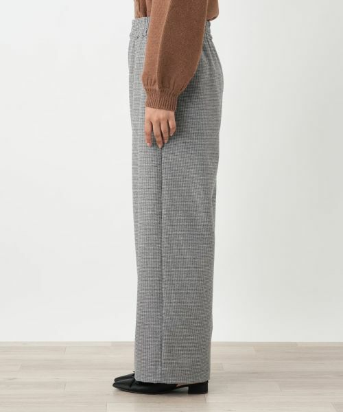 Leilian PLUS HOUSE / レリアンプラスハウス その他パンツ | 千鳥格子ワイドパンツ【NEMIKA】 | 詳細11