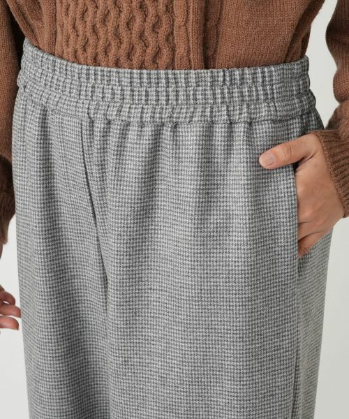 Leilian PLUS HOUSE / レリアンプラスハウス その他パンツ | 千鳥格子ワイドパンツ【NEMIKA】 | 詳細13