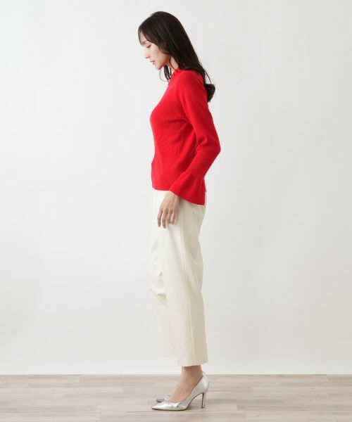 Leilian PLUS HOUSE / レリアンプラスハウス ニット・セーター | フリルリブニット【BOURGE】 | 詳細11