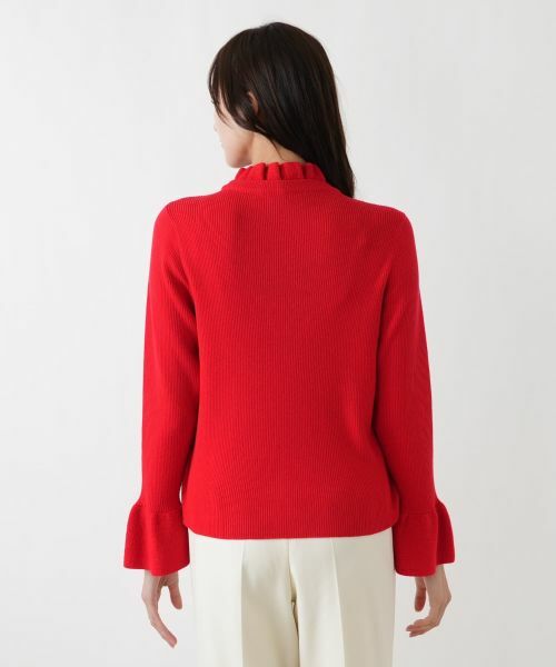 Leilian PLUS HOUSE / レリアンプラスハウス ニット・セーター | フリルリブニット【BOURGE】 | 詳細15