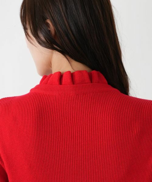 Leilian PLUS HOUSE / レリアンプラスハウス ニット・セーター | フリルリブニット【BOURGE】 | 詳細17