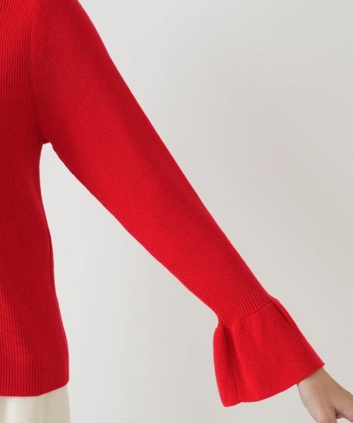 Leilian PLUS HOUSE / レリアンプラスハウス ニット・セーター | フリルリブニット【BOURGE】 | 詳細18