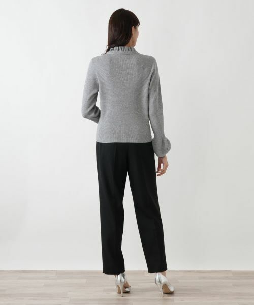 Leilian PLUS HOUSE / レリアンプラスハウス ニット・セーター | フリルリブニット【BOURGE】 | 詳細6