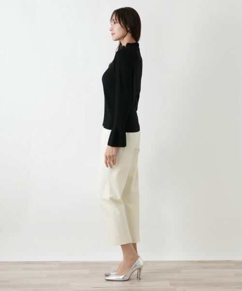 Leilian PLUS HOUSE / レリアンプラスハウス ニット・セーター | フリルリブニット【BOURGE】 | 詳細8