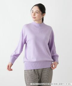 Leilian PLUS HOUSE / レリアンプラスハウス ニット・セーター | ドロップショルダーハイネックニット【25年11月カタログ】