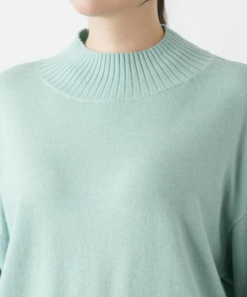 Leilian PLUS HOUSE / レリアンプラスハウス ニット・セーター | ドロップショルダーハイネックニット【25年11月カタログ】 | 詳細13