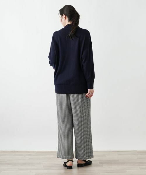 Leilian PLUS HOUSE / レリアンプラスハウス ニット・セーター | ドロップショルダーハイネックニット【25年11月カタログ】 | 詳細3