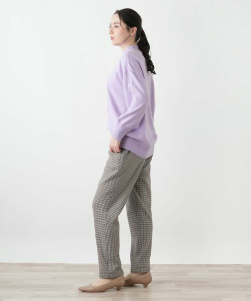 Leilian PLUS HOUSE / レリアンプラスハウス ニット・セーター | ドロップショルダーハイネックニット【25年11月カタログ】 | 詳細5