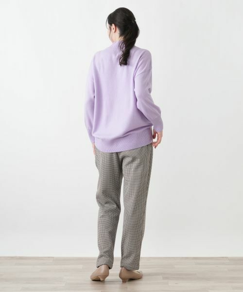 Leilian PLUS HOUSE / レリアンプラスハウス ニット・セーター | ドロップショルダーハイネックニット【25年11月カタログ】 | 詳細6