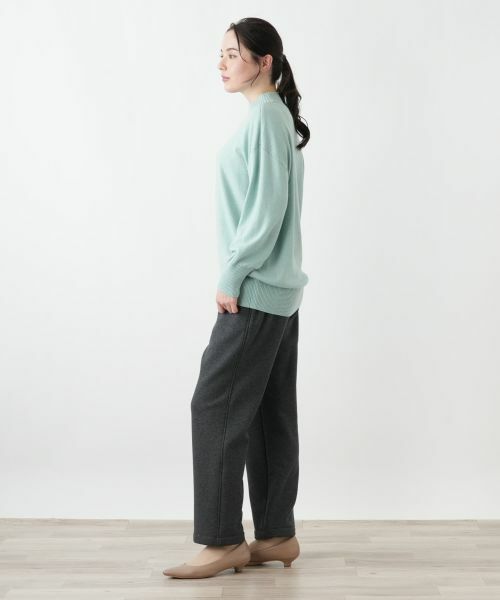 Leilian PLUS HOUSE / レリアンプラスハウス ニット・セーター | ドロップショルダーハイネックニット【25年11月カタログ】 | 詳細8